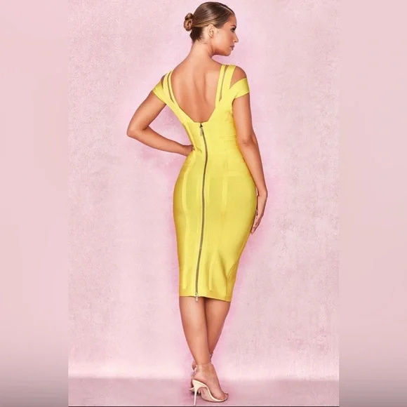 House Of CB London Mimi Bandage Dress - Picture 2 of 6